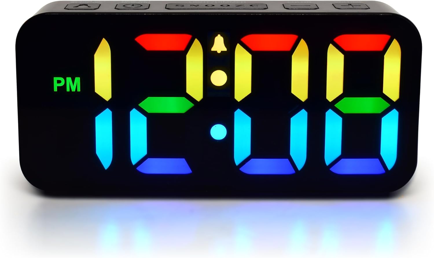 Westclox Digital Alarm Clock with RGB Display