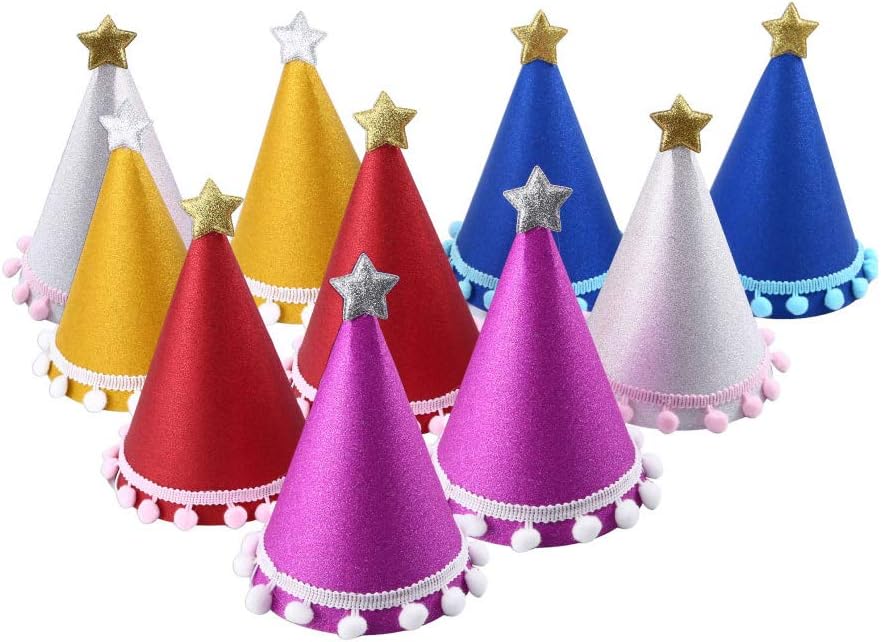 Colorful Party Hats for Kids Adults