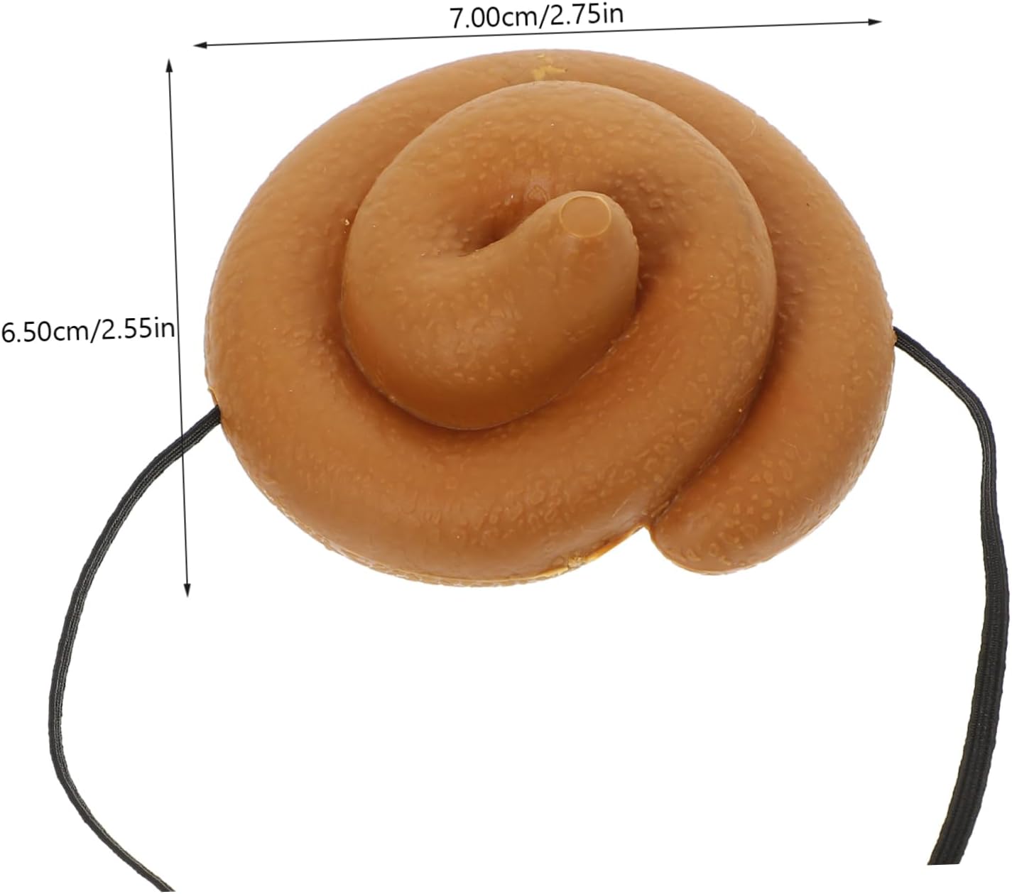3pcs Simulation Poop Hat Prank Props for Adults and Kids