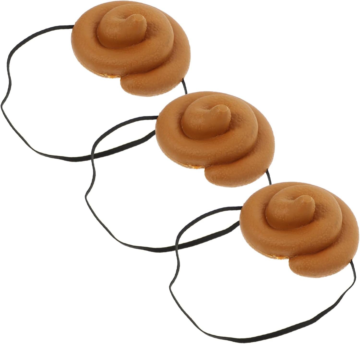 3pcs Funny Poop Hat for All Ages Prank Party Prop