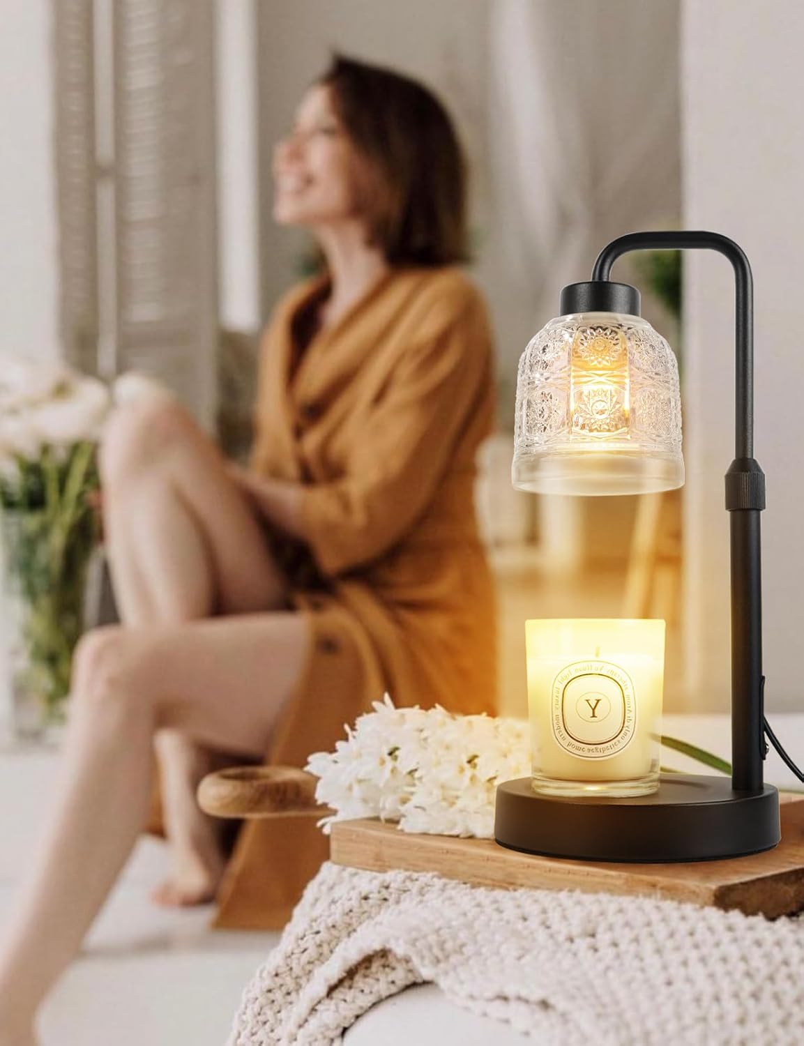 Yohonk Candle Warmer Lamp with Timer Dimmable