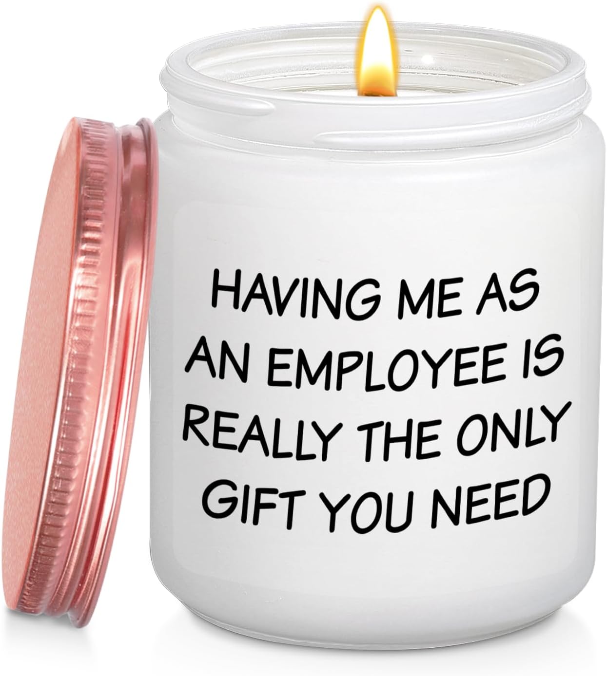 Boss Birthday Gifts for Women Men Lavender Scented Jar Candle
