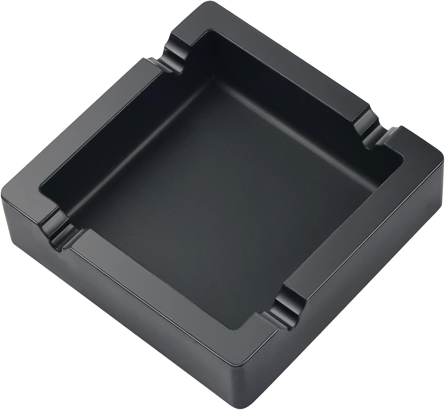 OILP Cigar Ashtray Large Black 4 Dual Use