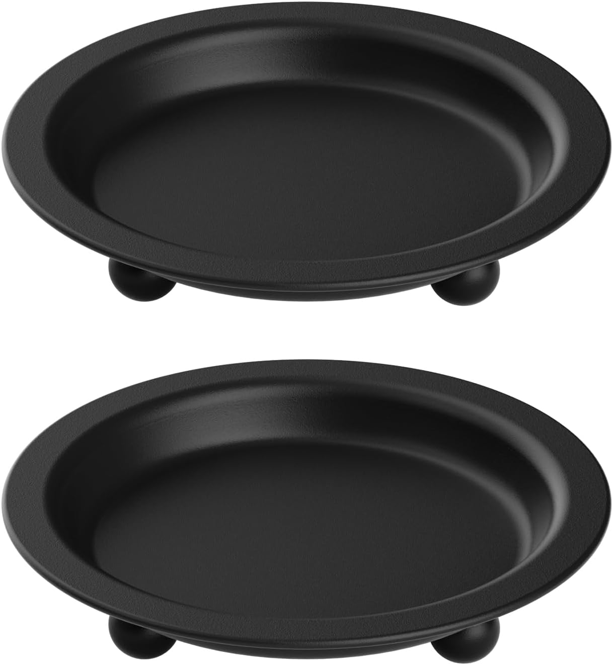 Beeutik Black Candlestick Holder Set of 2
