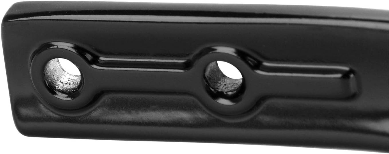 Sumnacon 2 Pcs Black Aluminum Alloy Curtain Holdbacks