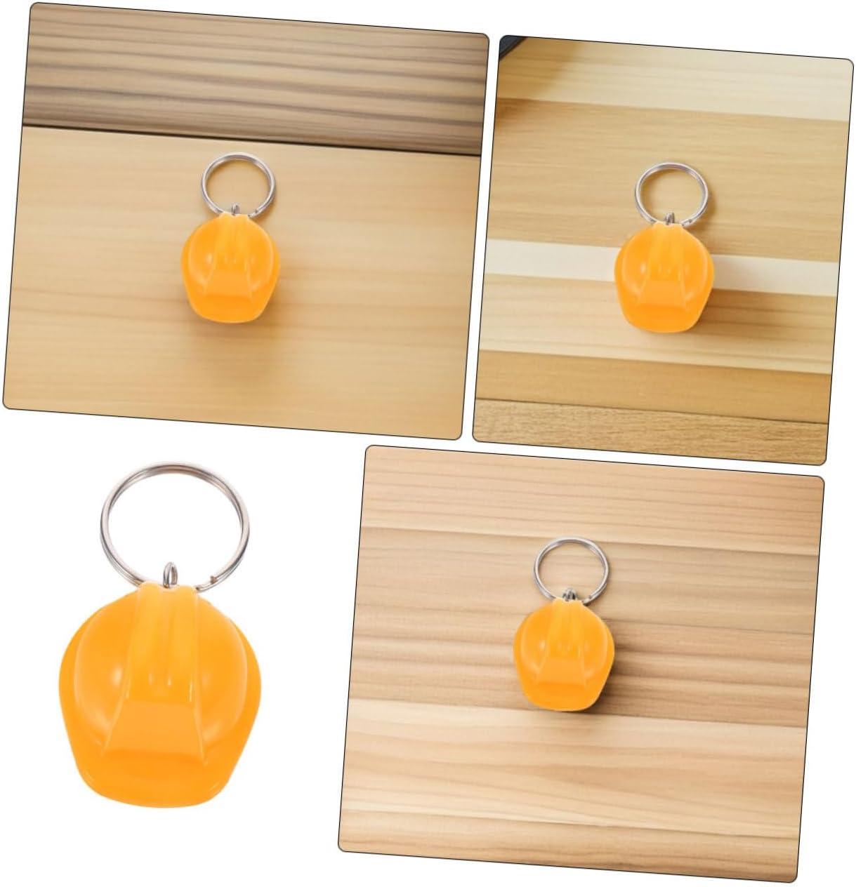 CHILDWEET 5Pcs Mini Hard Hat Keychain for Construction Workers