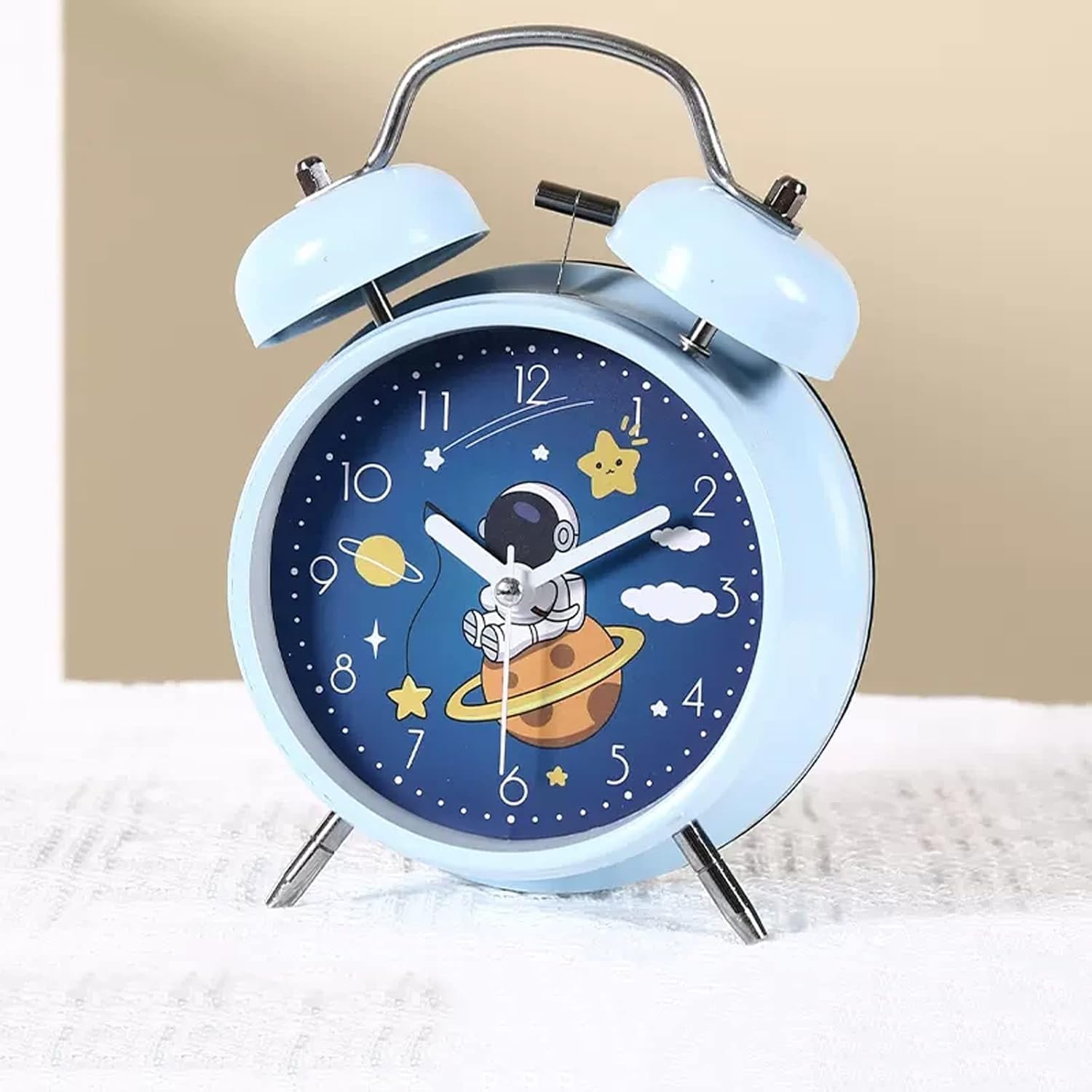 Double Bell Alarm Clock Rechargeable and Luminous