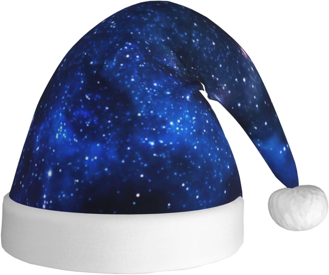 Personalized Santa Hat with Galaxy Night Print