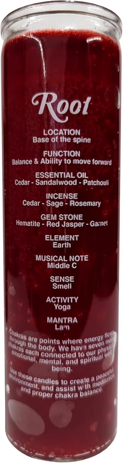 Generic Root Chakra 7 Day Red Candle 1