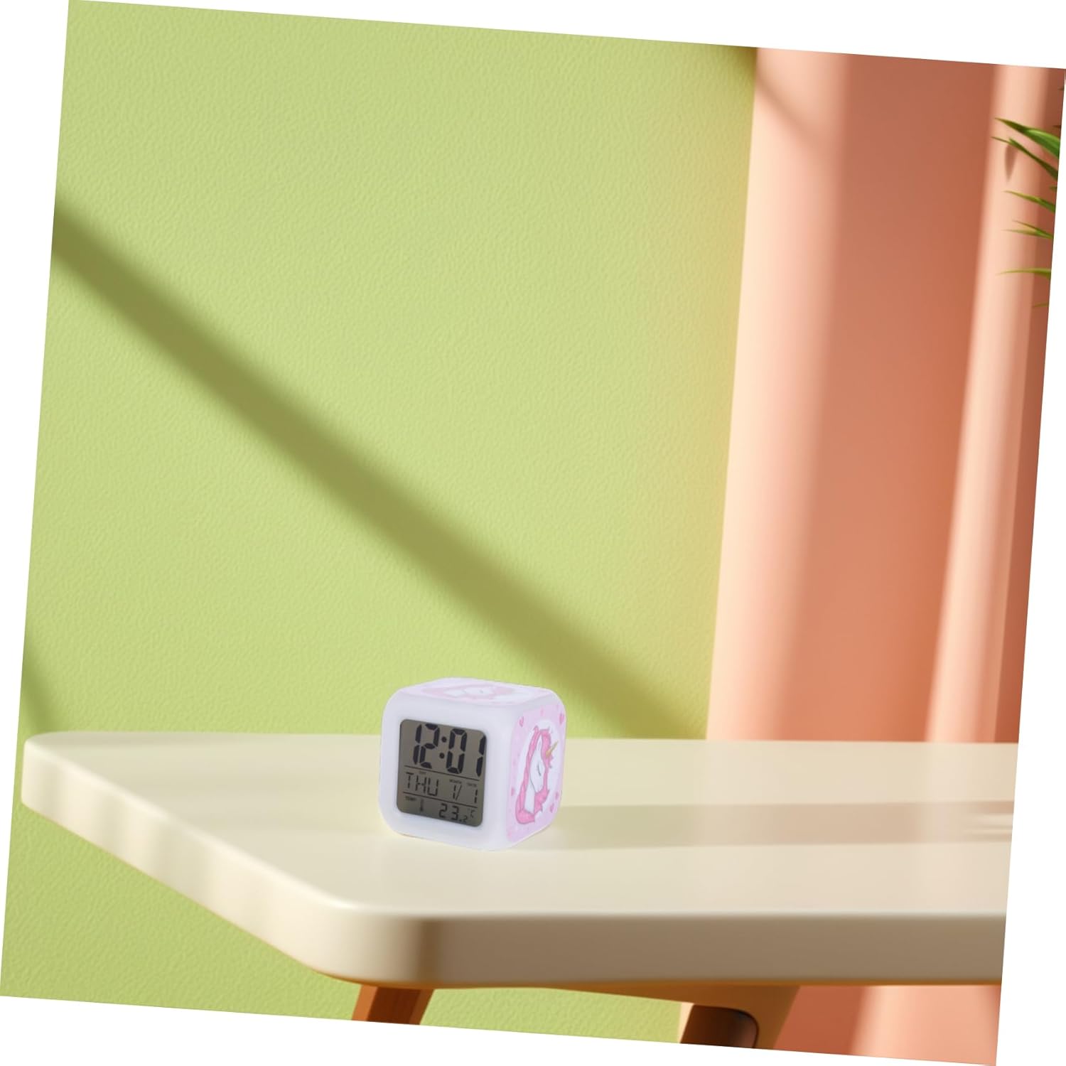 GLEAVI Unicorn LED Digital Alarm Clock with Nightlight