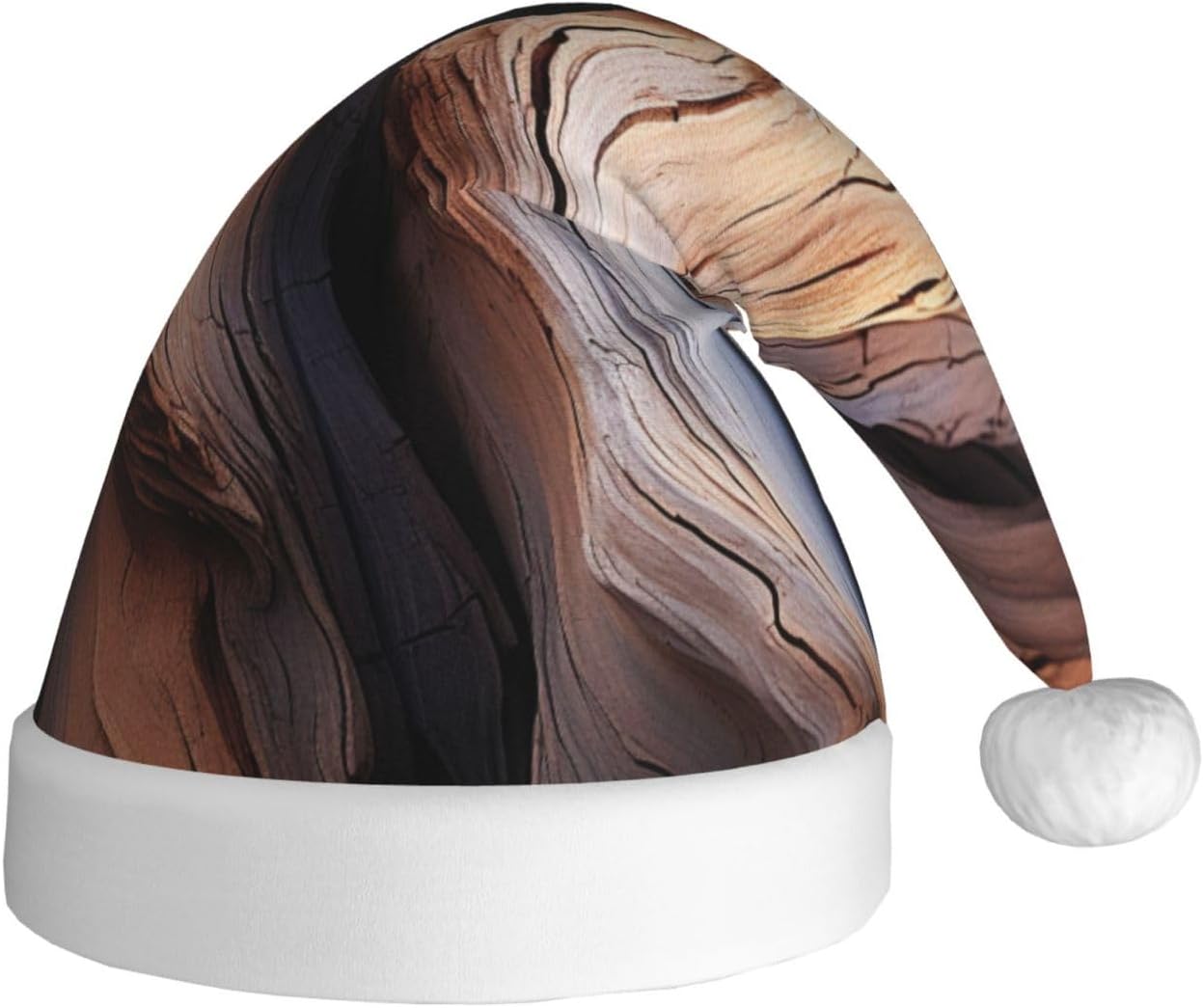 QINZHENG Christmas Santa Hat with Tree Camo Print