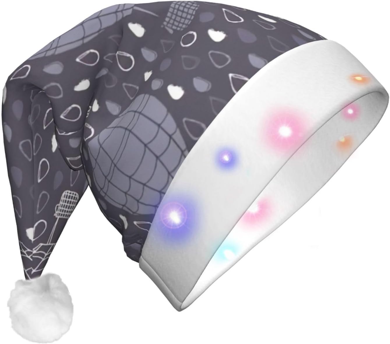 Hot Air Balloon LED Christmas Hat For Adults