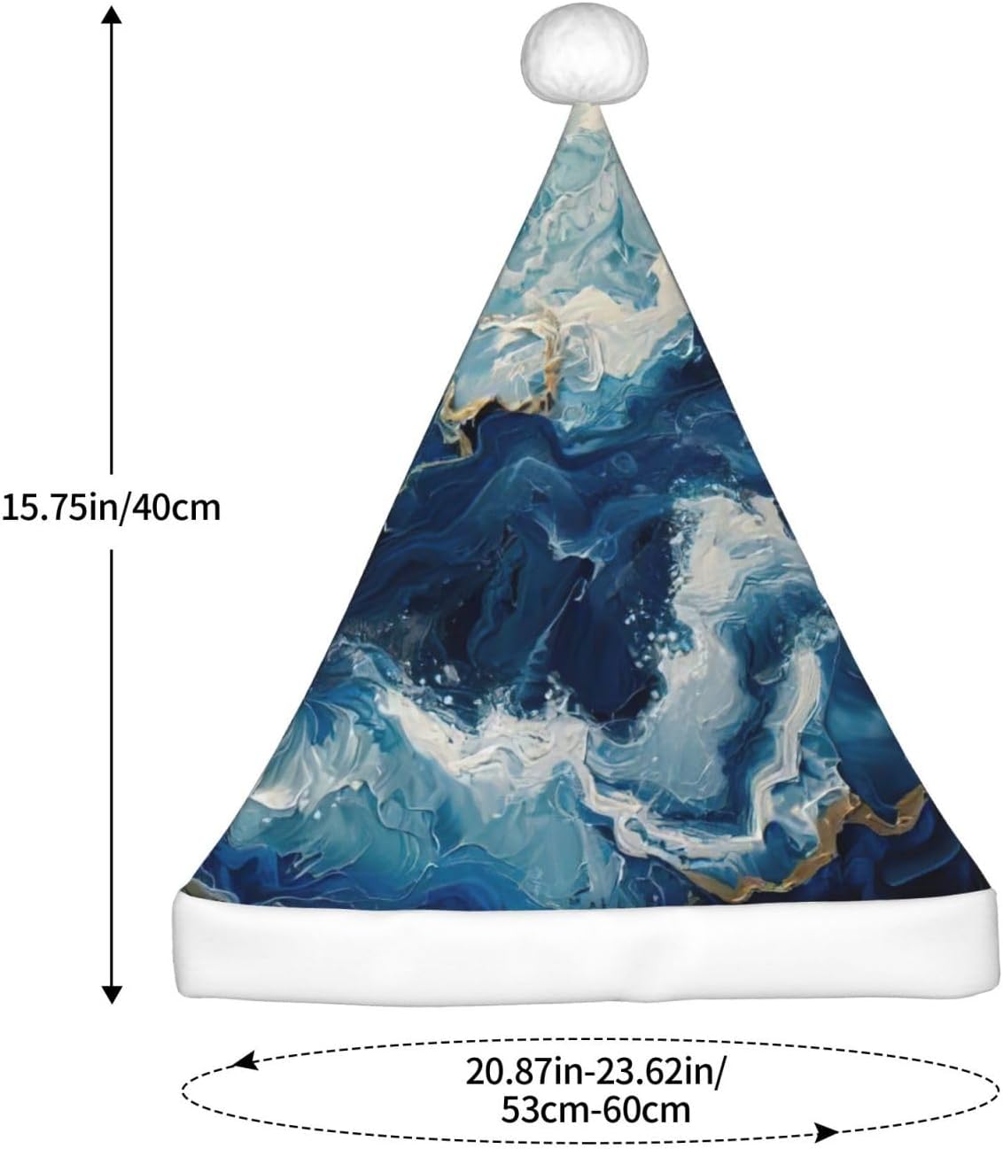 QINZHENG WITHIN THE TIDES Santa Hat Personalized Xmas Gift for Women