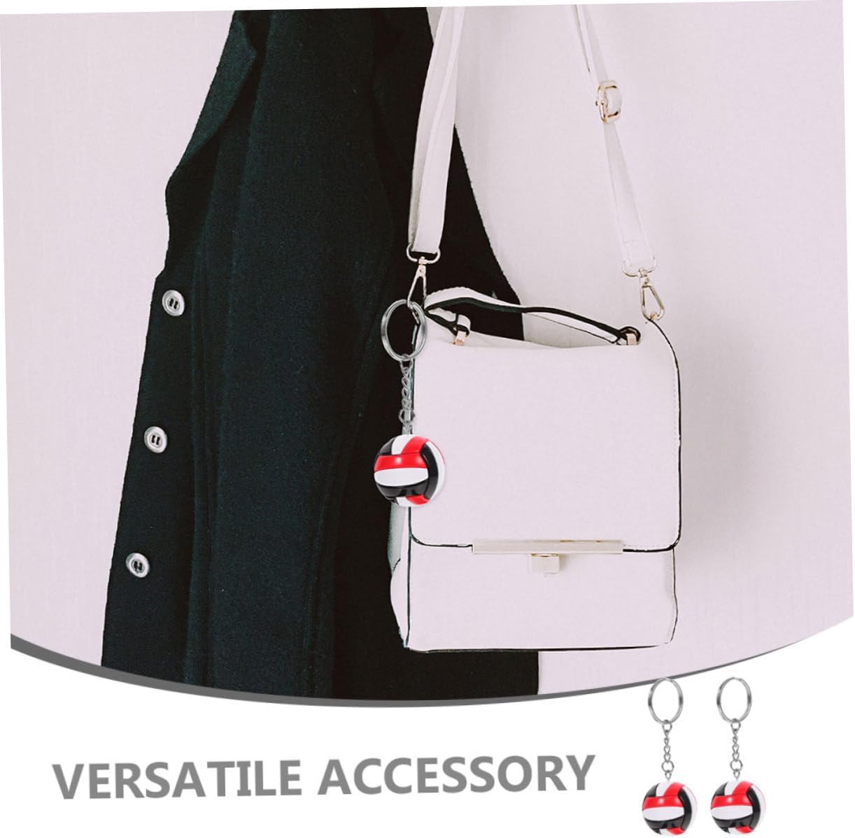 IMIKEYA Volleyball Keychain Pendant Set