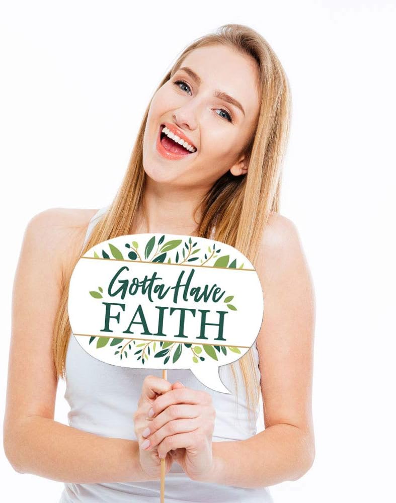Funny Elegant Cross Photo Booth Props Kit - 10 Piece