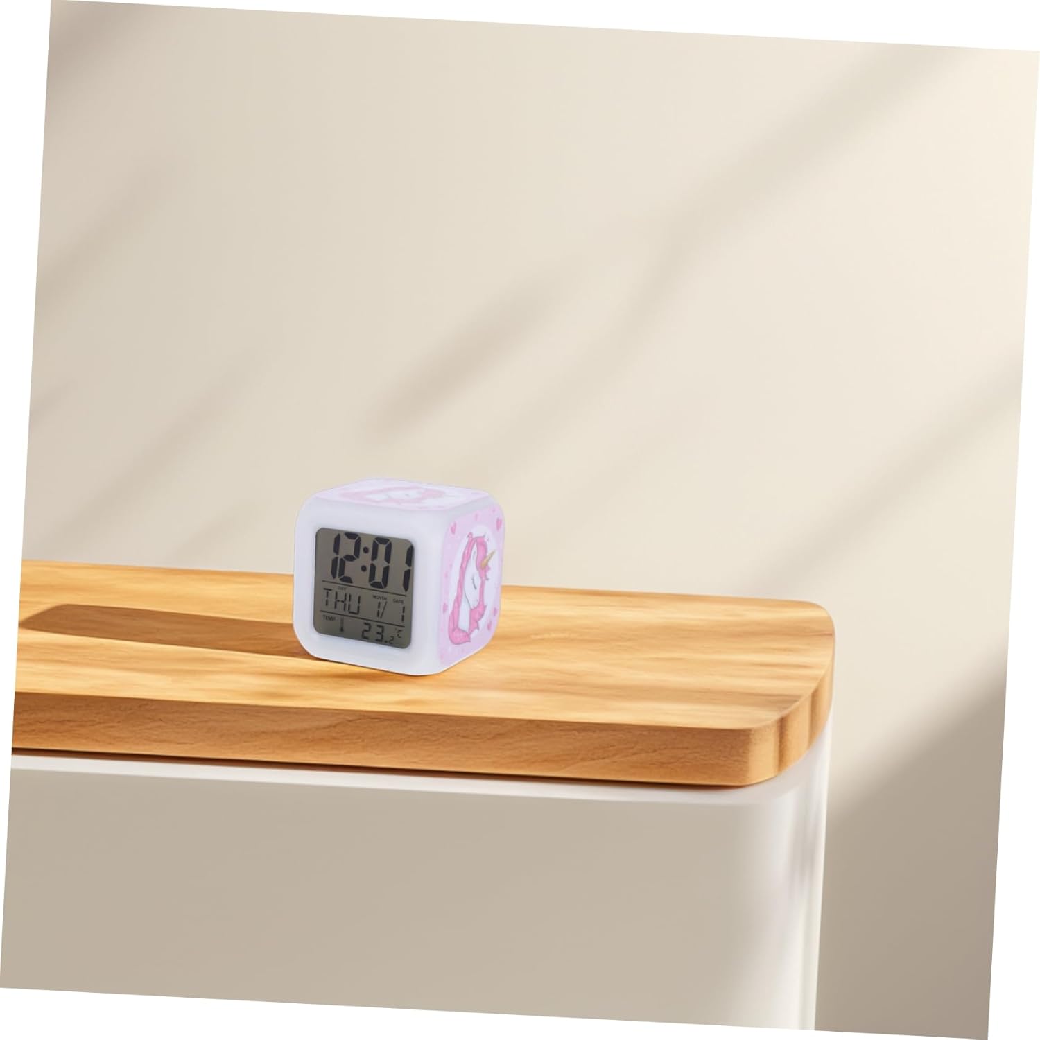 GLEAVI Unicorn LED Digital Alarm Clock with Nightlight