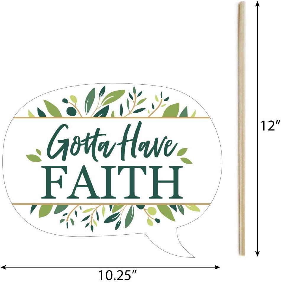 Funny Elegant Cross Photo Booth Props Kit - 10 Piece