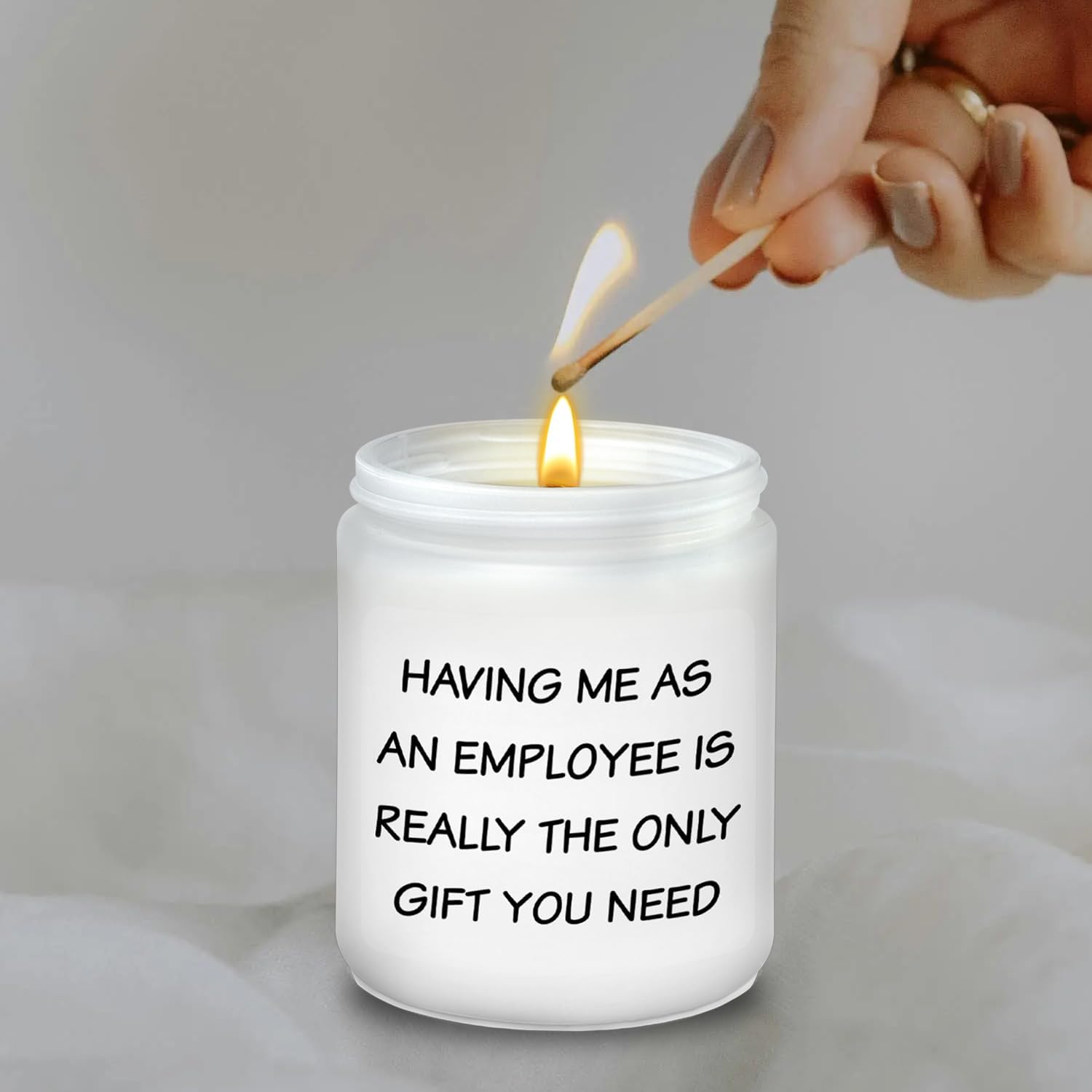 Boss Birthday Gifts for Women Men Lavender Scented Jar Candle