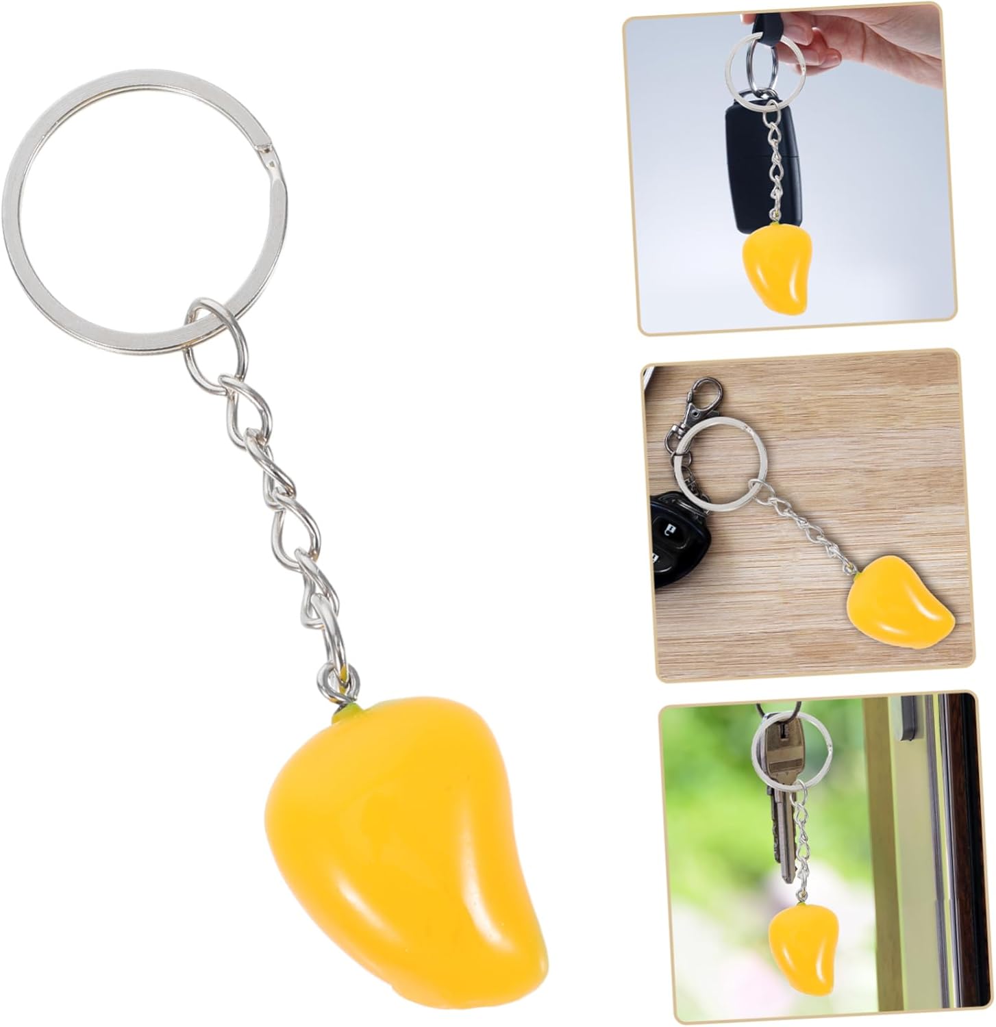 Alipis 10Pcs Summer Fruit Keychain Ornaments