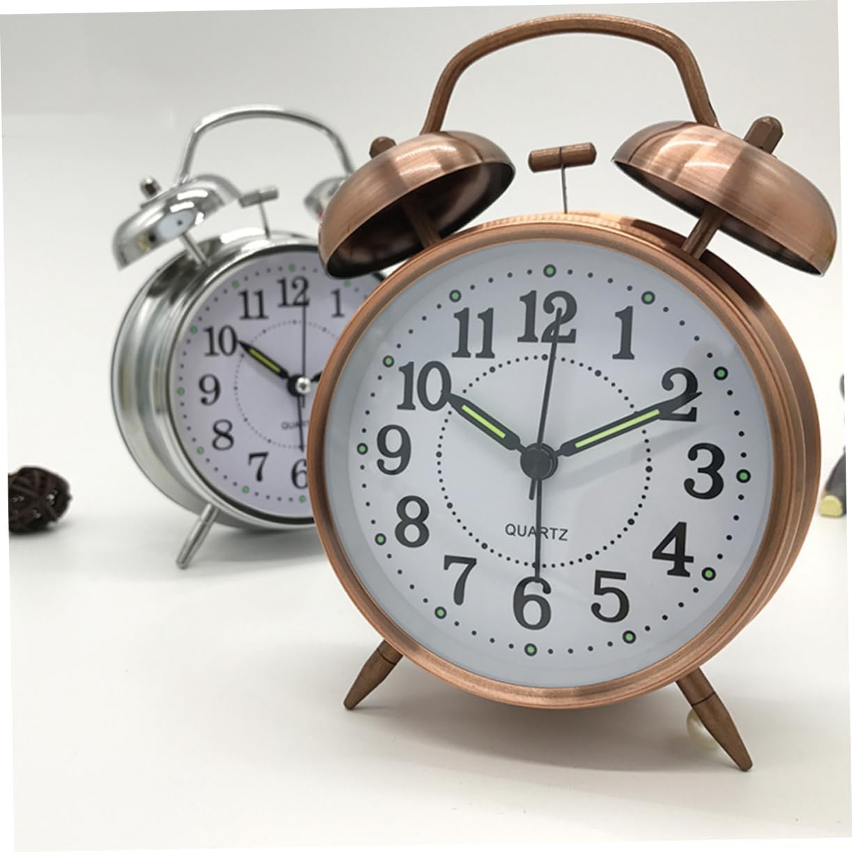 Metal Double Bells Alarm Clock Classic Design