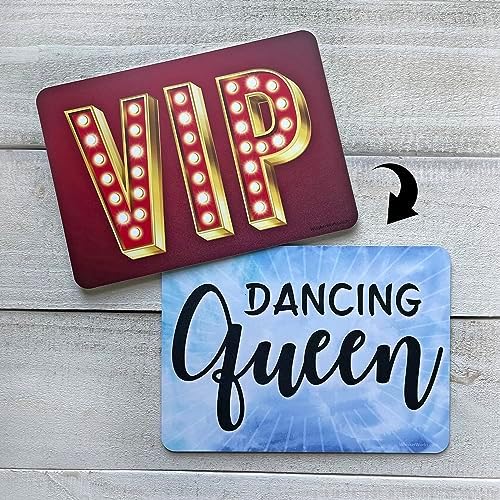 Plastic Photo Booth Prop Signs Set of 10 Phrases