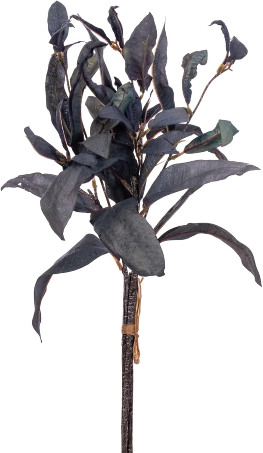 Vickerman 20 Inch Blue Artificial Dried Leaves 2 Pack