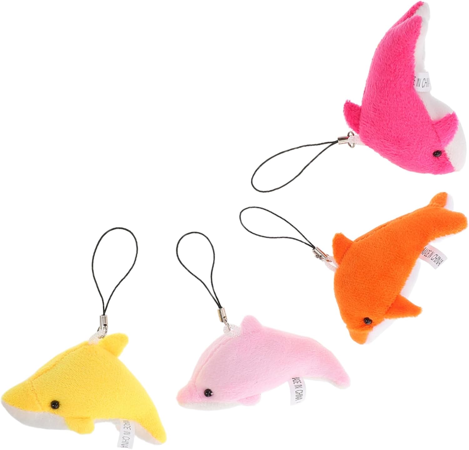 Mini Dolphin Plush Pendant Keychain Party Favor Accessory