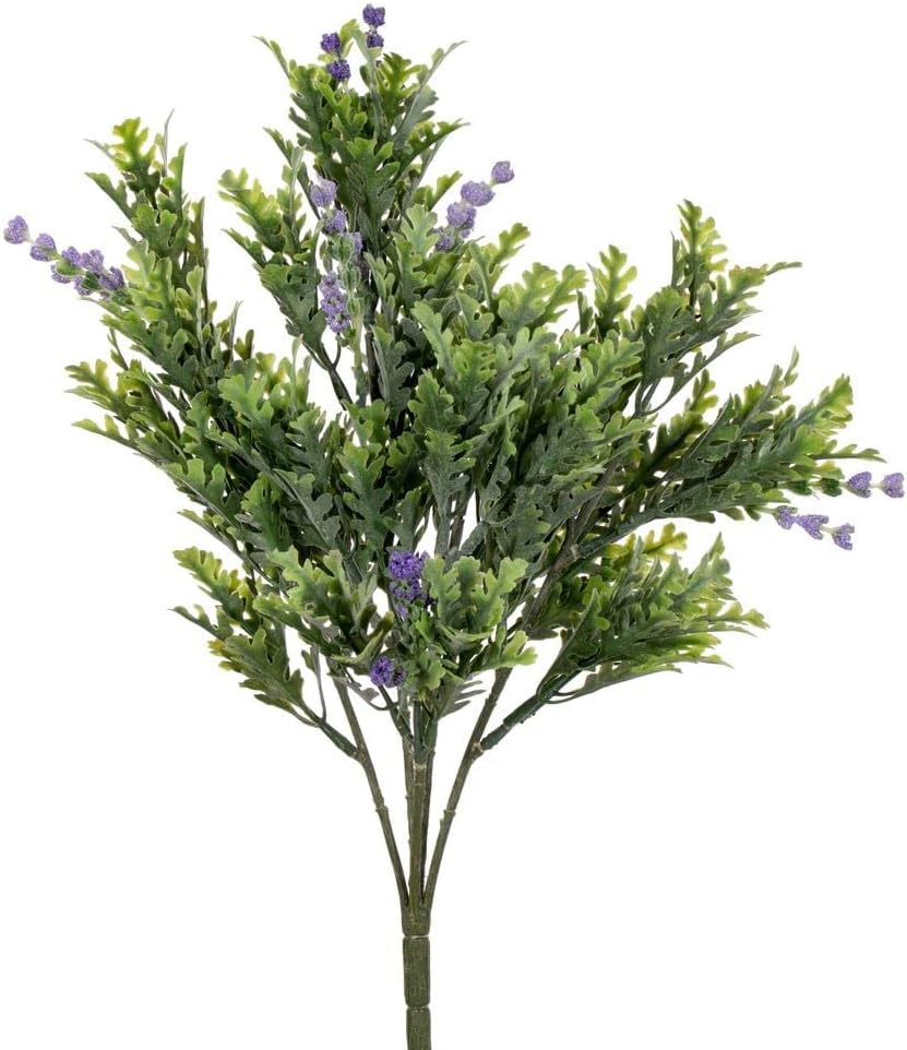 Vickerman 165 Inch Green Artificial Senecio Cineraria Bush 2 Per Bag