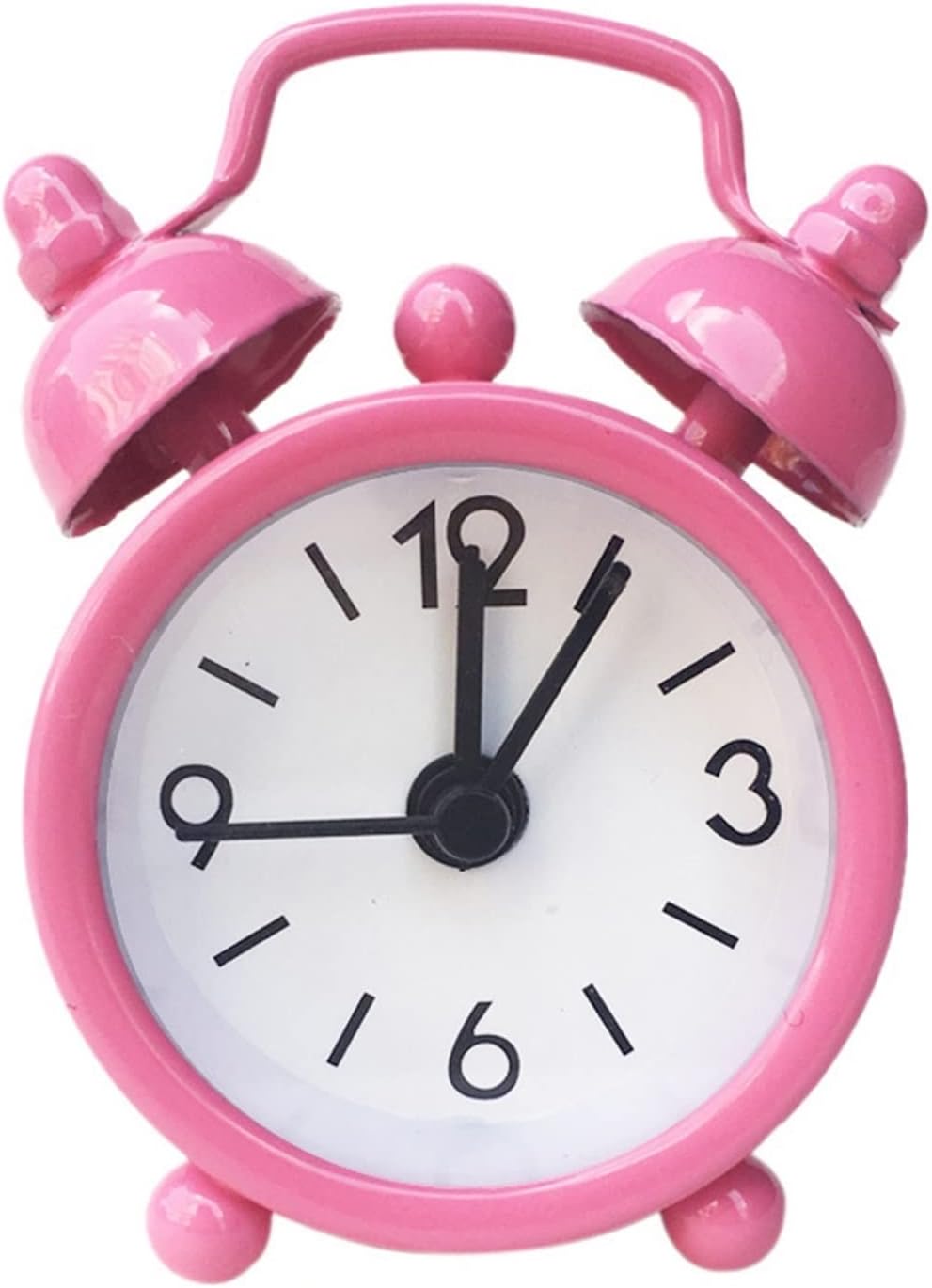 GRFIT Mini Round Digital Alarm Clock with Mirror