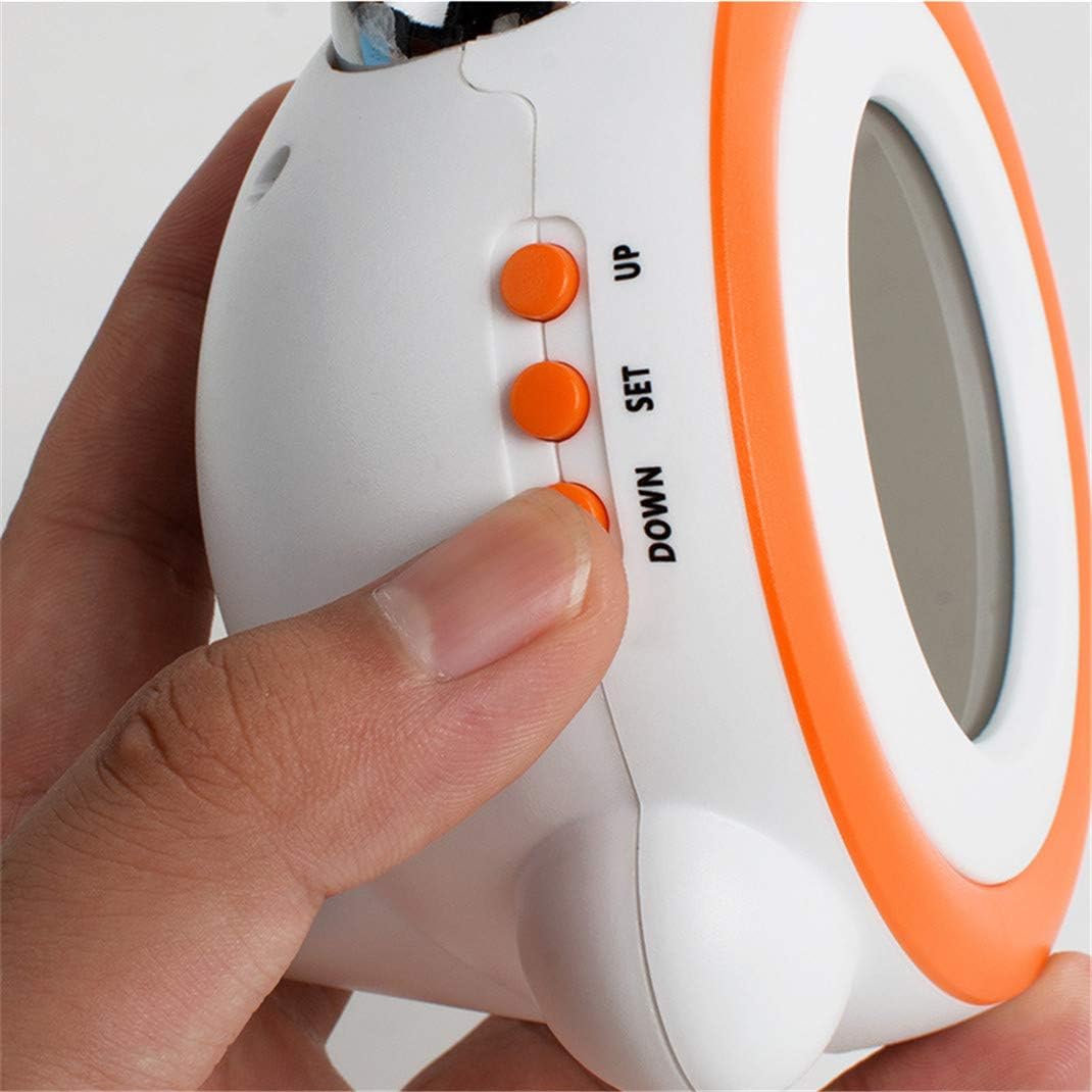 Gerrit Mechanical Double Bell Alarm Clock with LCD Display