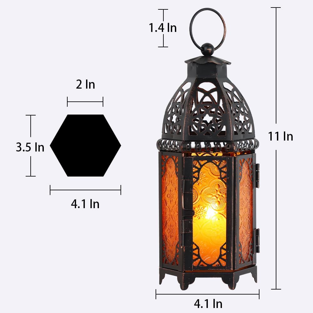 NEEDOMO 11 Inch Decorative Candle Lanterns