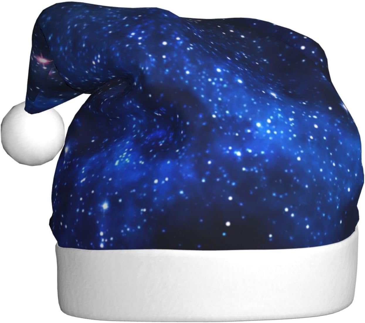 Personalized Santa Hat with Galaxy Night Print