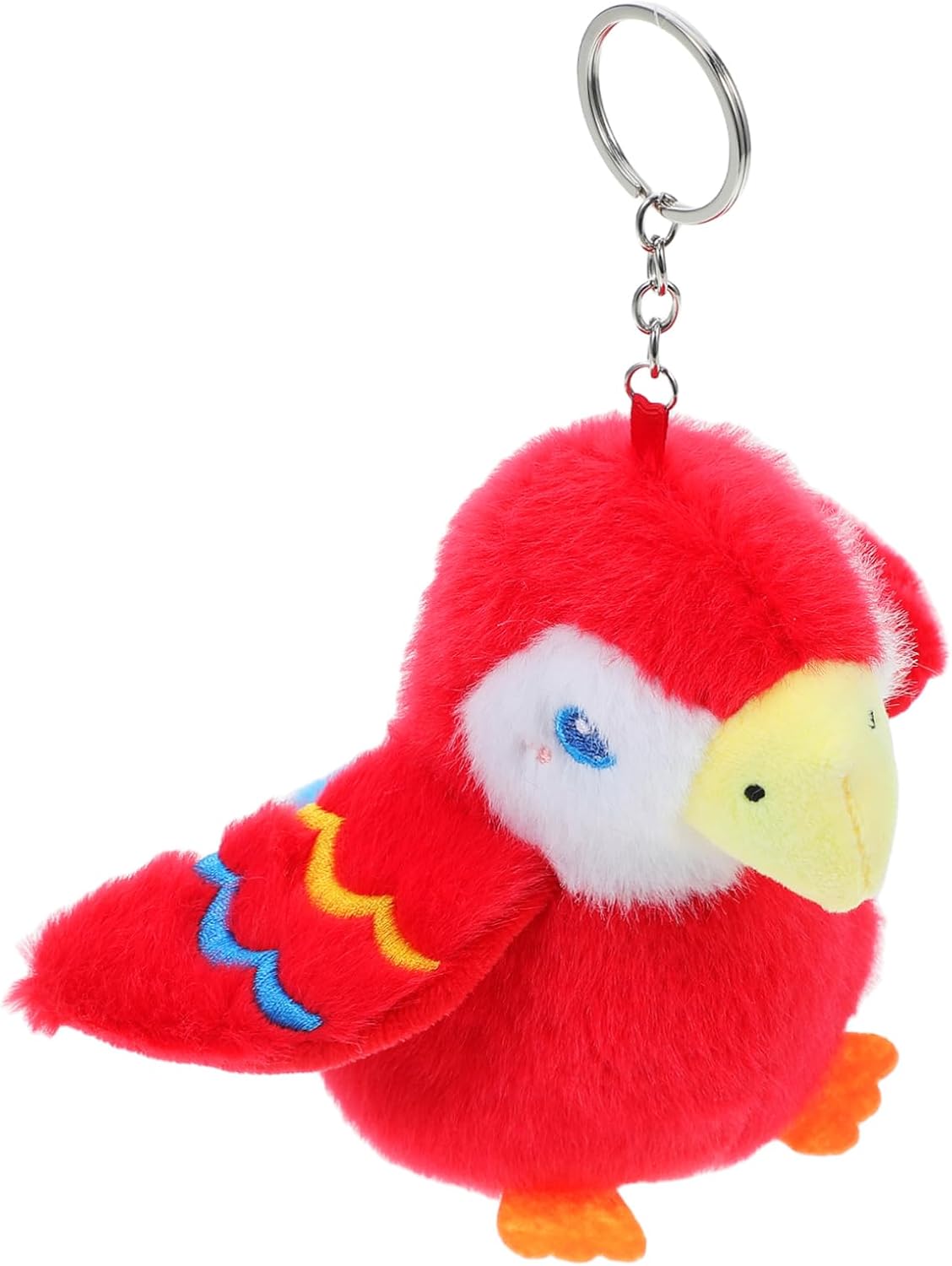 Unomor Soft Parrot Plush Keychain