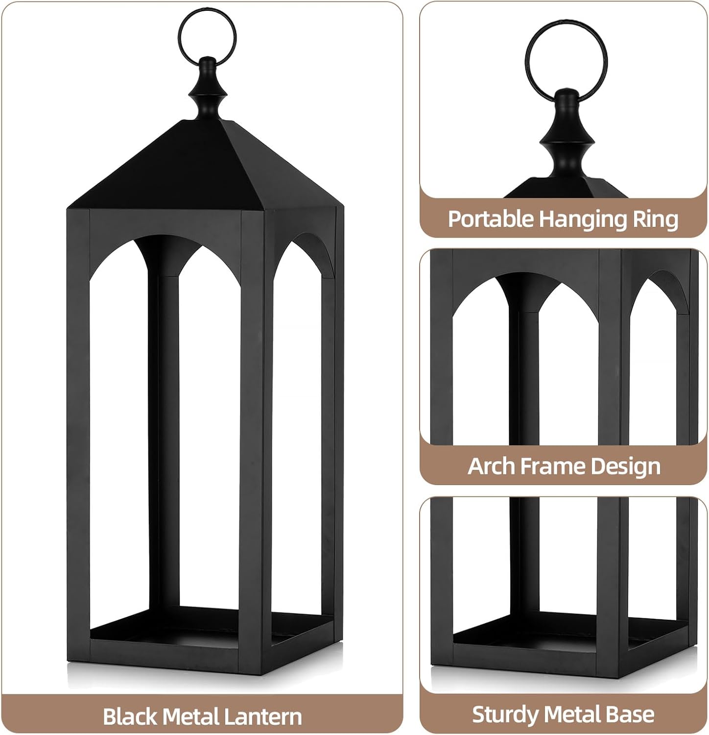 Staymoment Decorative Candle Lanterns Set of 2