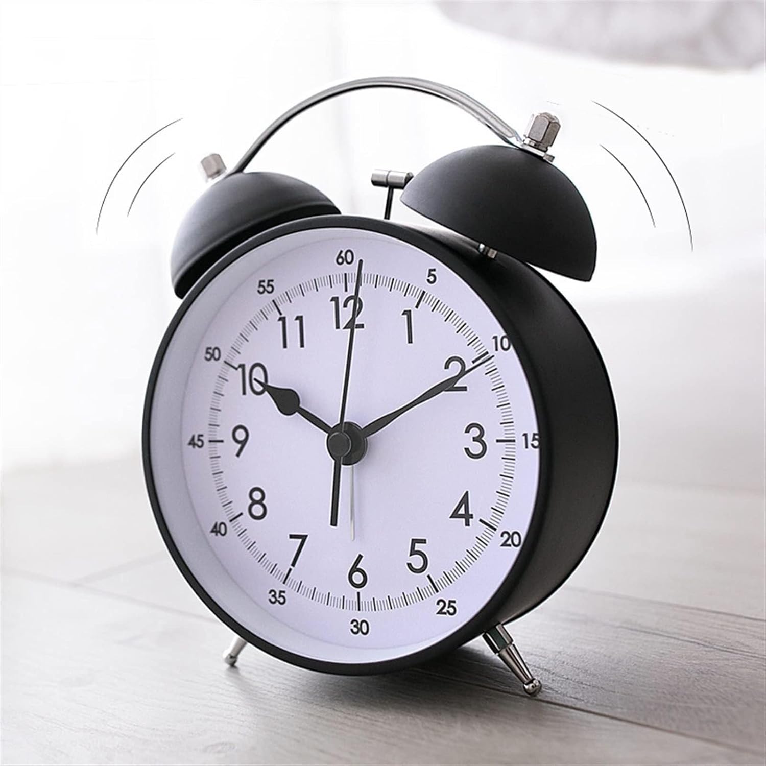 Loud Double Bell Alarm Clock with Retro Design