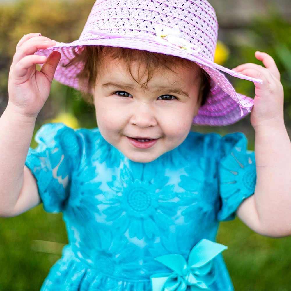 VoizVony 297 Pcs DIY Tea Party Hats for Girls