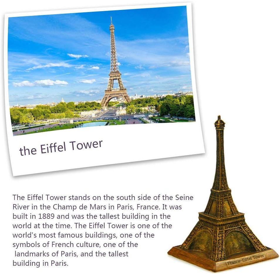 Eiffel Tower Resin Statue for Home Decor