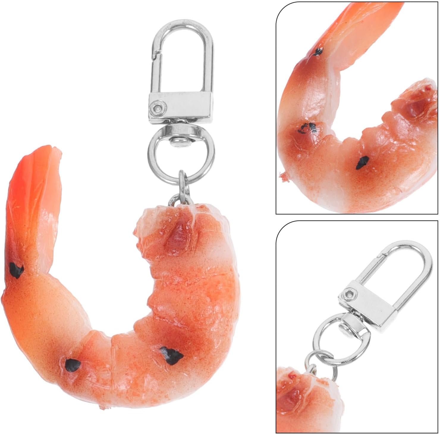 STOBAZA Shrimp Key Ring Car Key Charm