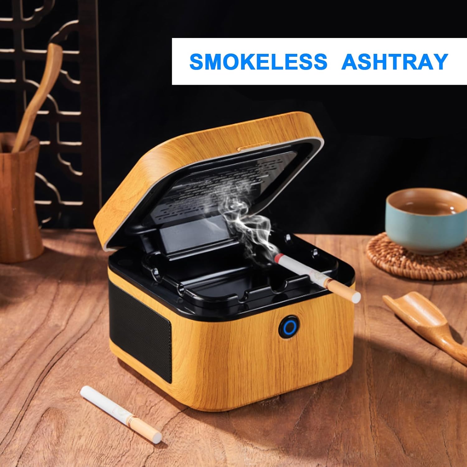 SHD Multifunctional Smokeless Ashtray with HEPA Filter