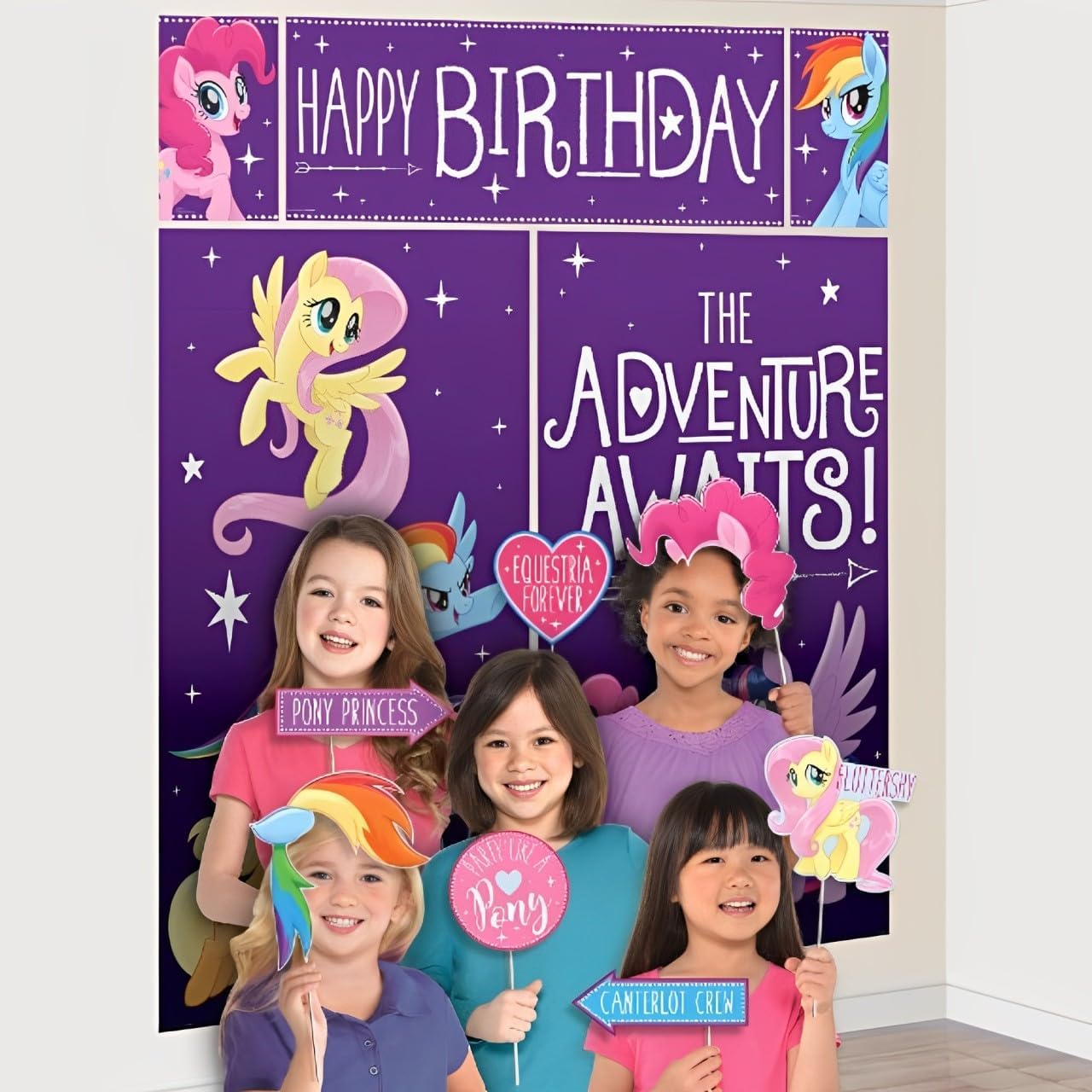 My Little Pony Scene Setters Pack Of 16 With 12 Photo Props