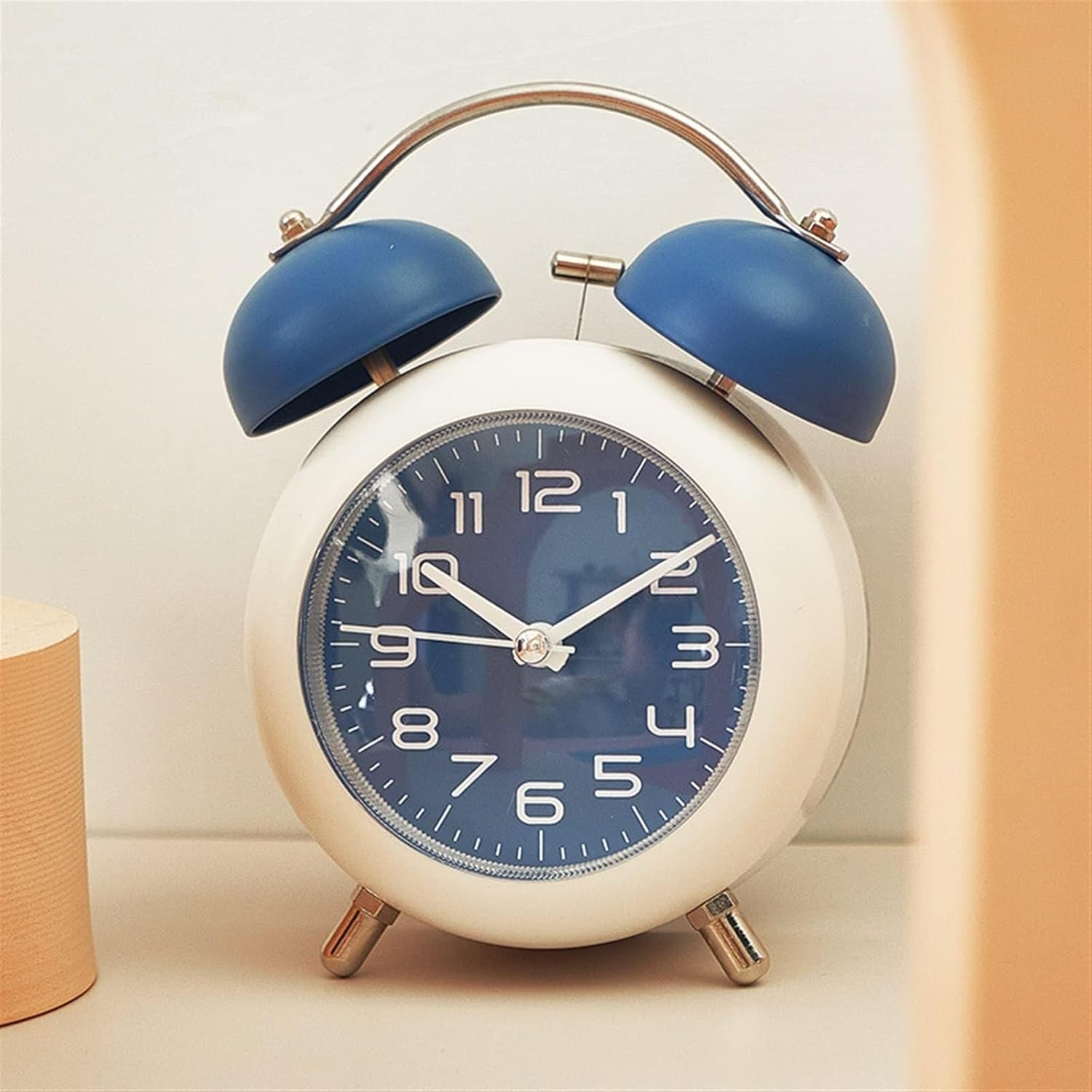 Double Bell Alarm Clock with Backlight and Loud Ringtone