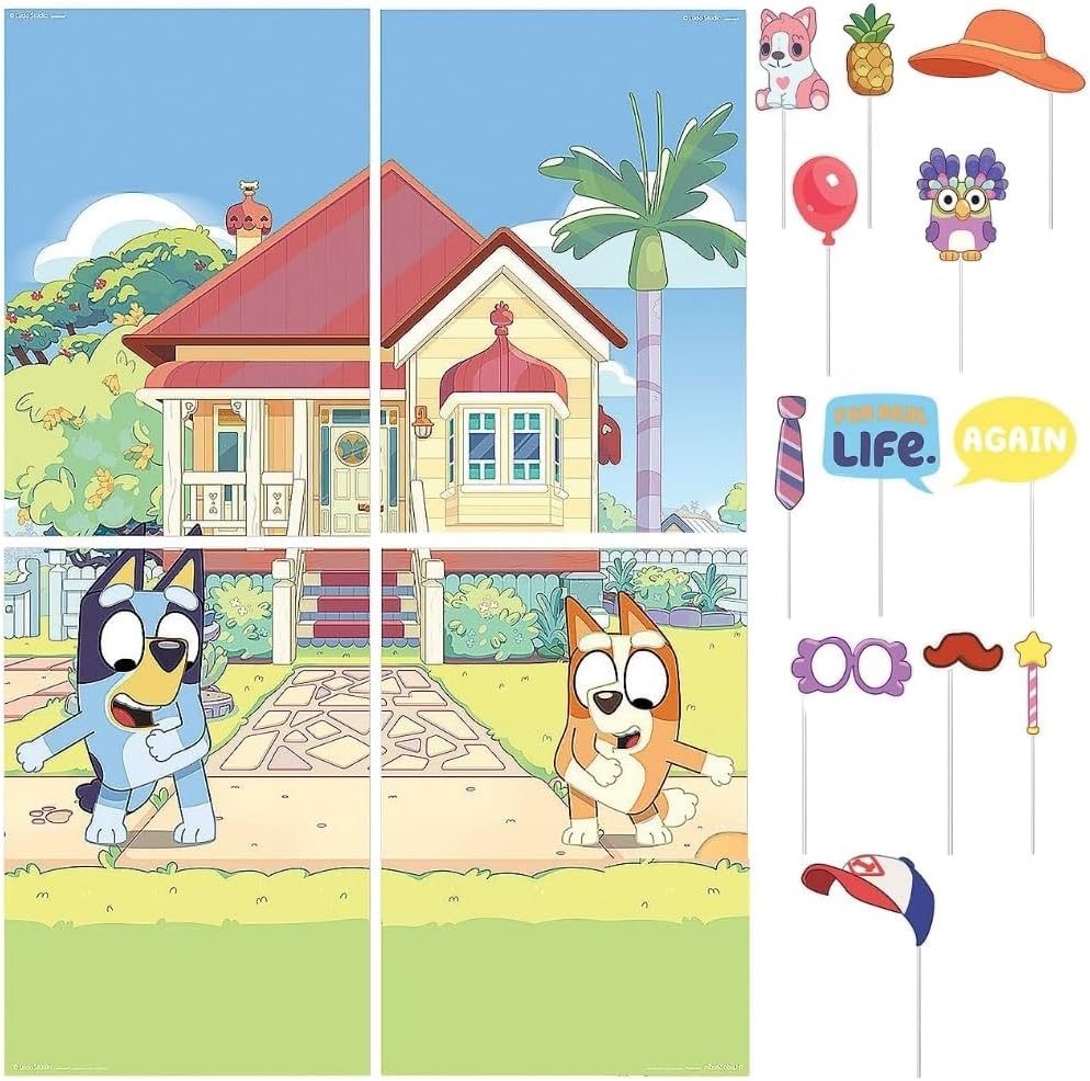 Exciting Bluey Scene Setter with Props Pack of 16