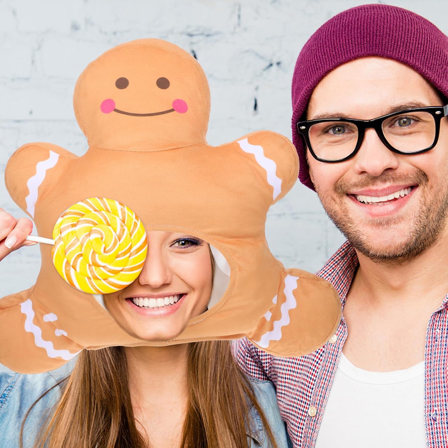 Gadpiparty Christmas Gingerbread Man Party Hat