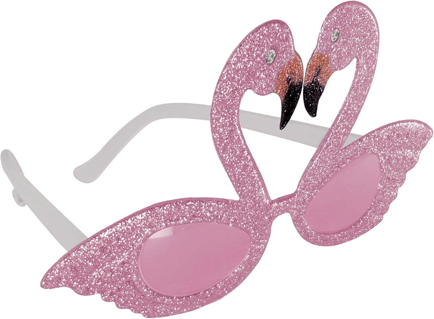 Beistle Glittered Flamingo Fanci-Frames 2 Pack Pink Black