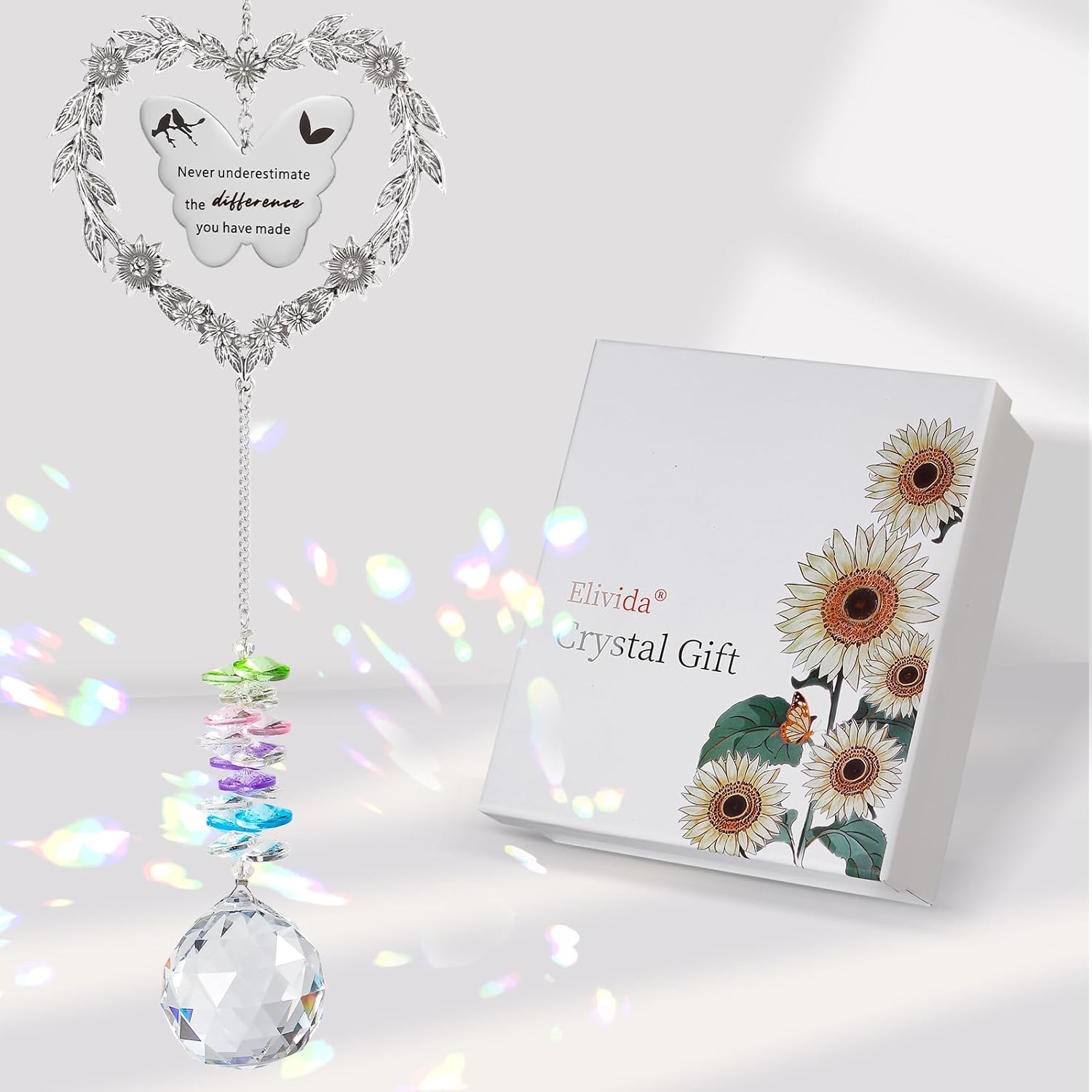 Retirement Gift Sun Catcher Crystal Prism