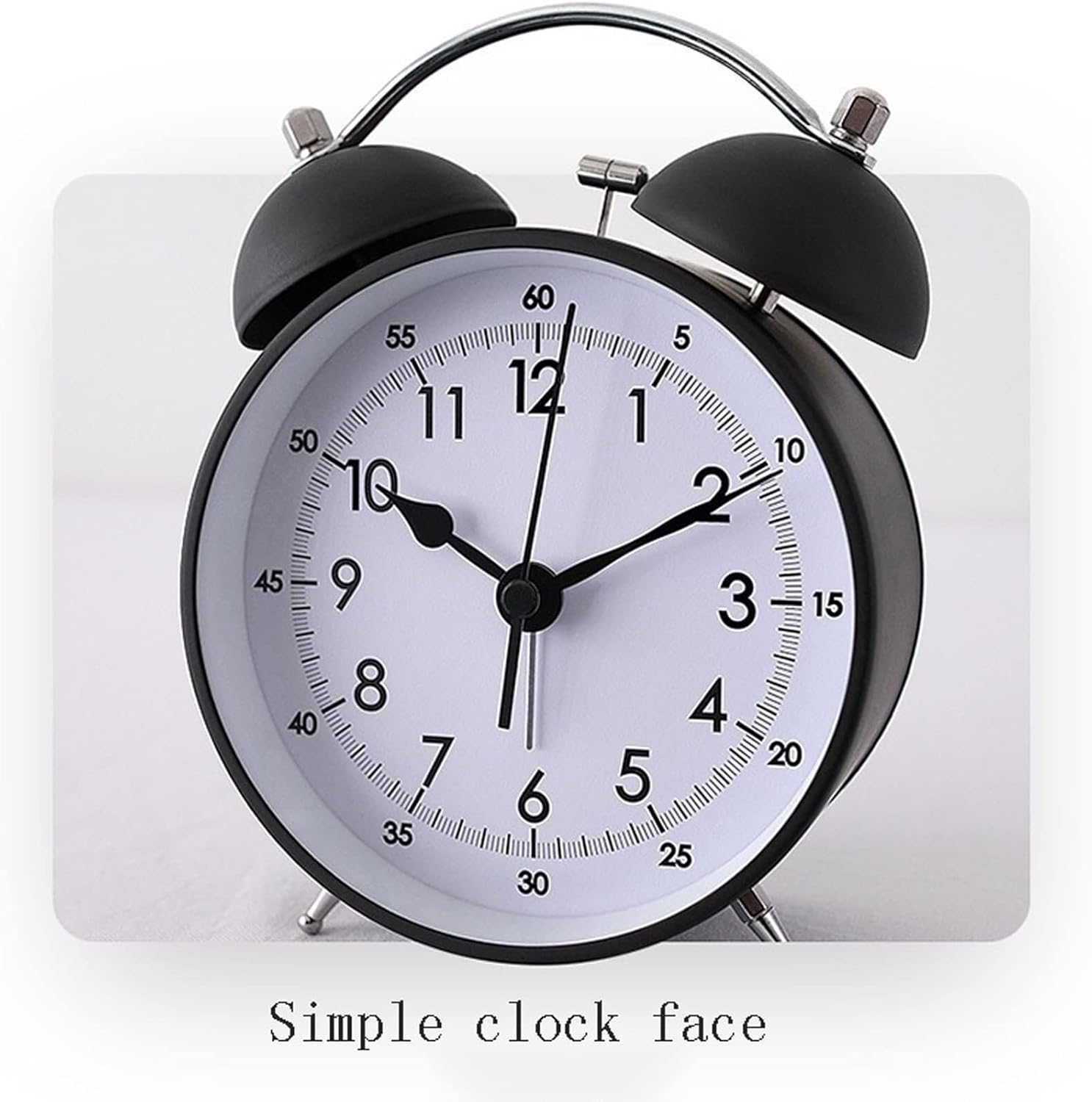 Loud Double Bell Alarm Clock with Retro Design