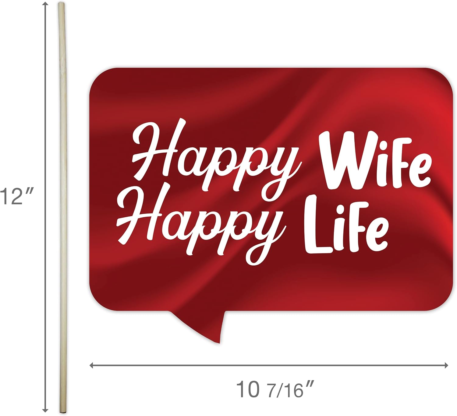 Funny Wedding Anniversary Photo Booth Props - 10pcs Together Forever Theme