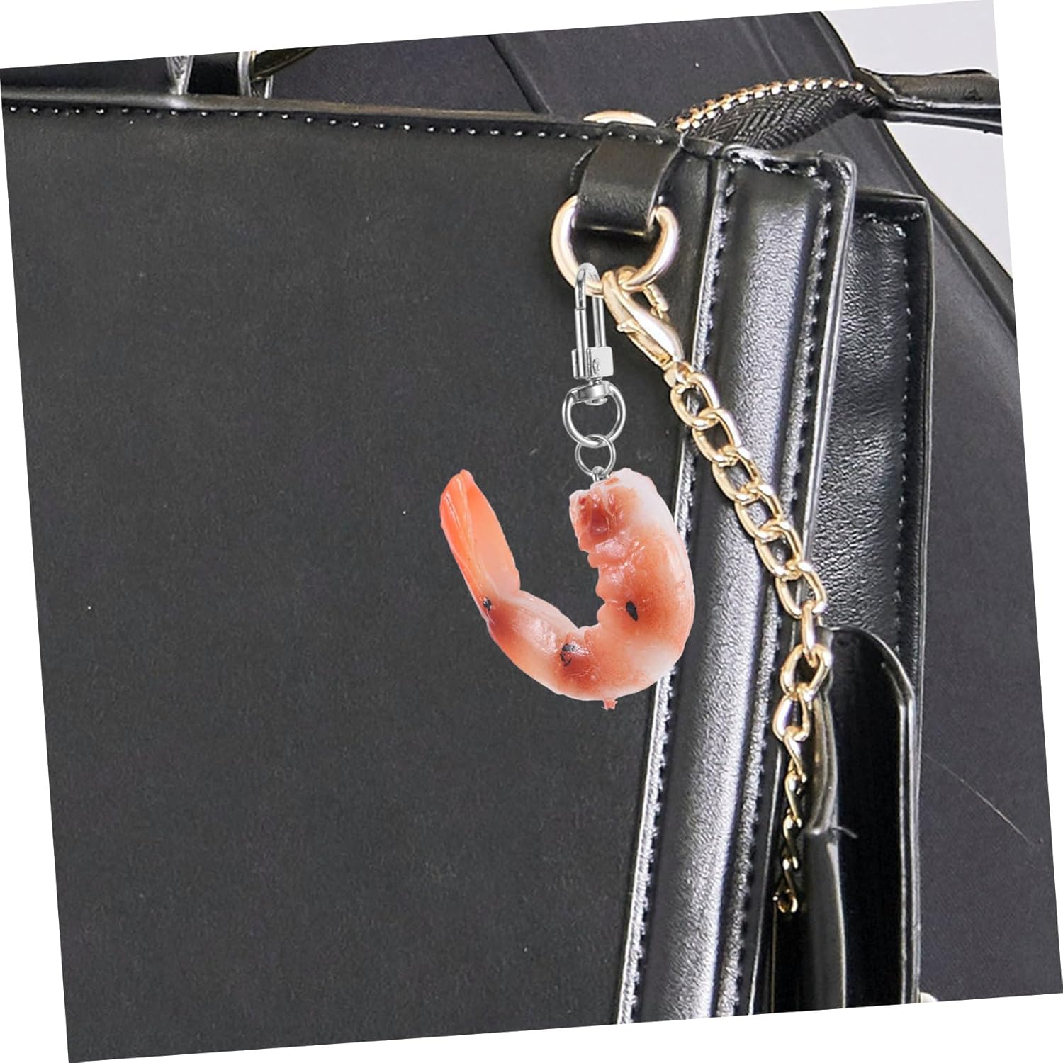 VALICLUD 4pcs Creative Imitation Shrimp Keychain Charms
