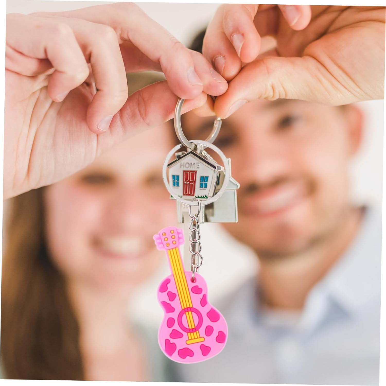 Ciieeo 15pcs Cowgirl Themed PVC Keychains for Girls Christmas Party Favors