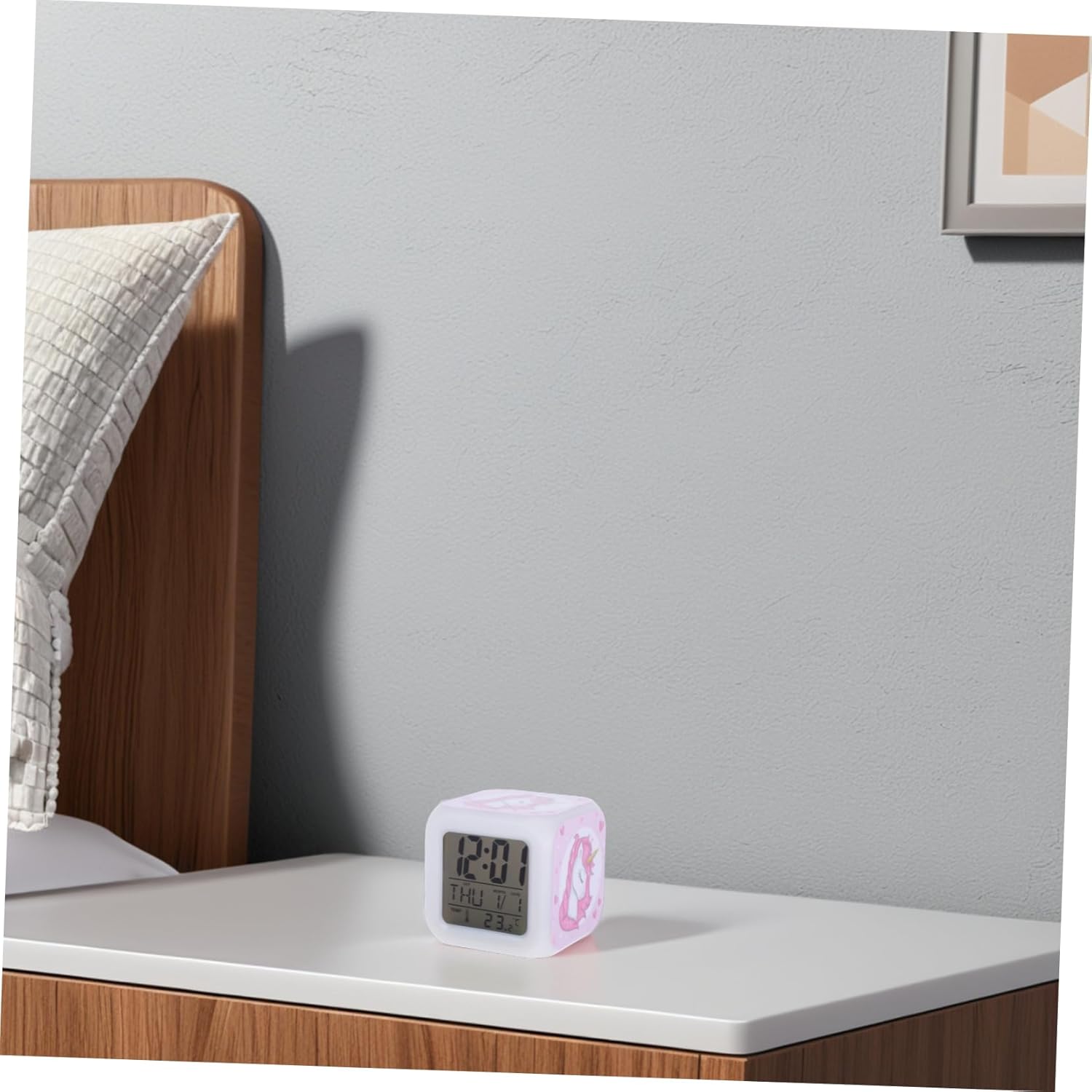 GLEAVI Unicorn LED Digital Alarm Clock with Nightlight
